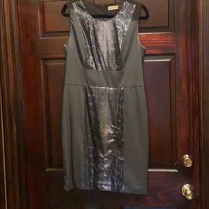 Gray with sequins dress